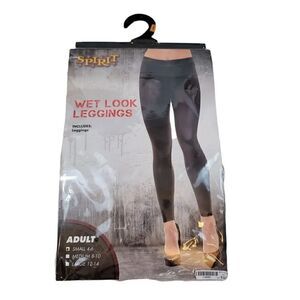 NEW Spirit Halloween Faux Leather Leggings Size Small (4-6)